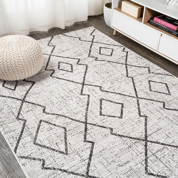 Carwa Tribal Diamond Trellis Indoor/outdoor Area Rug
